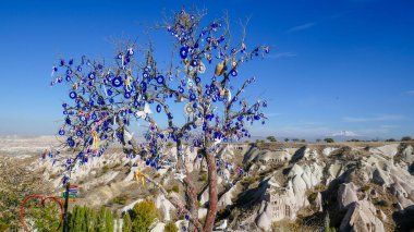 Kapadokya 'da inanılmaz bir vadi, alışılmadık bir rahatlama