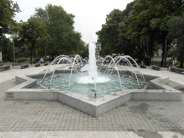 Fontanna w Belgradzie — Zdjęcie stockowe