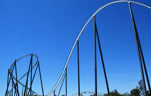 Blue sky and scared rides — Stock Photo, Image