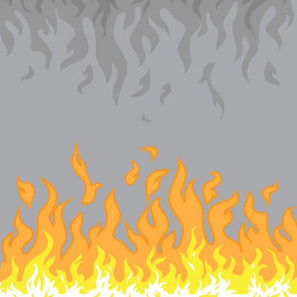 Spurts of flame — Stock Vector
