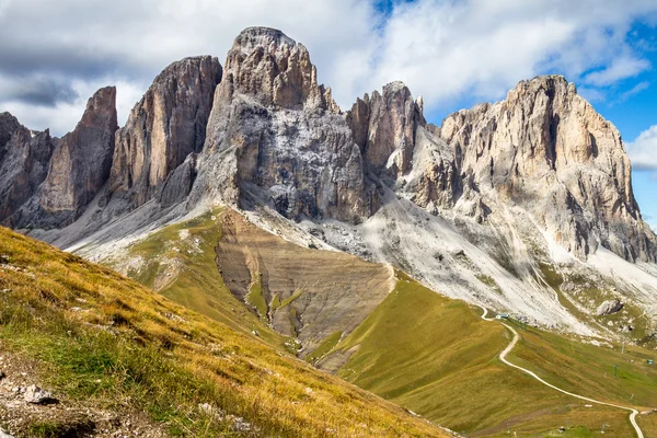 Dolomit Langkofel-Gruppe — Stockfoto