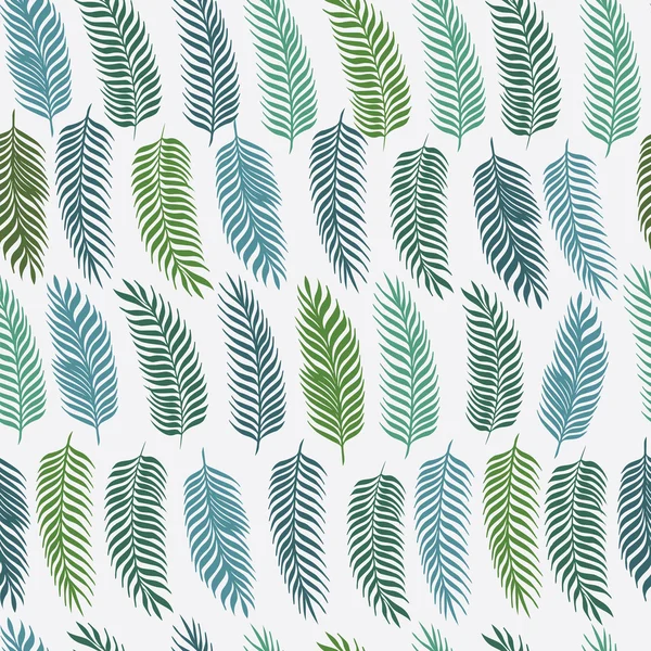 Hand drawn palm leaves. — Stock Vector