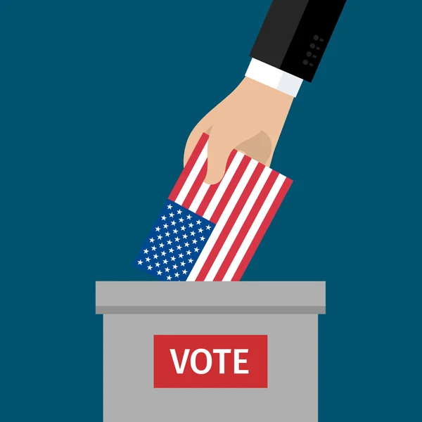 Elecciones presidenciales de Estados Unidos 2016 — Archivo Imágenes Vectoriales