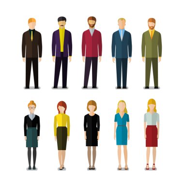 İşadamları ve iş kadınları simgeleri