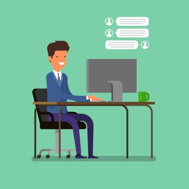 canlı chat kavramı.