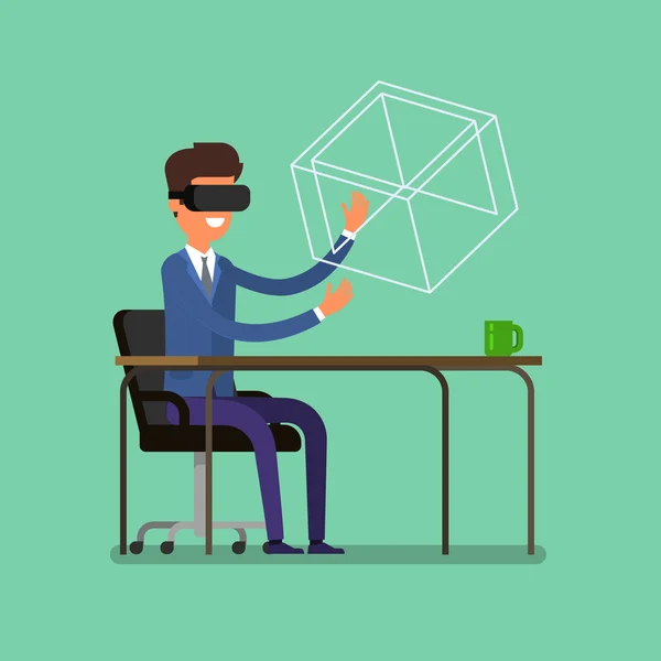 Concept of virtual reality. — Stock Vector