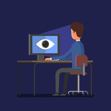 Big brother bir adam izliyor