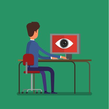 Big brother bir adam izliyor