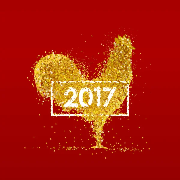 Calendário chinês 2017 . — Vetor de Stock