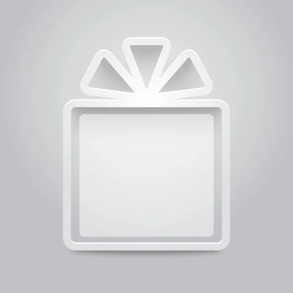 Coffret cadeau avec étagères — Image vectorielle