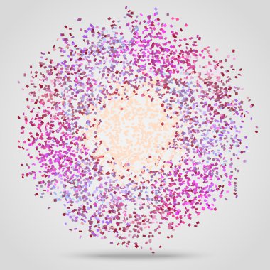 dairesel renkli arka plan