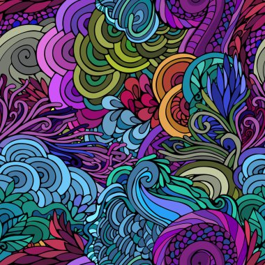 Kusursuz çiçek vektör arkaplanı