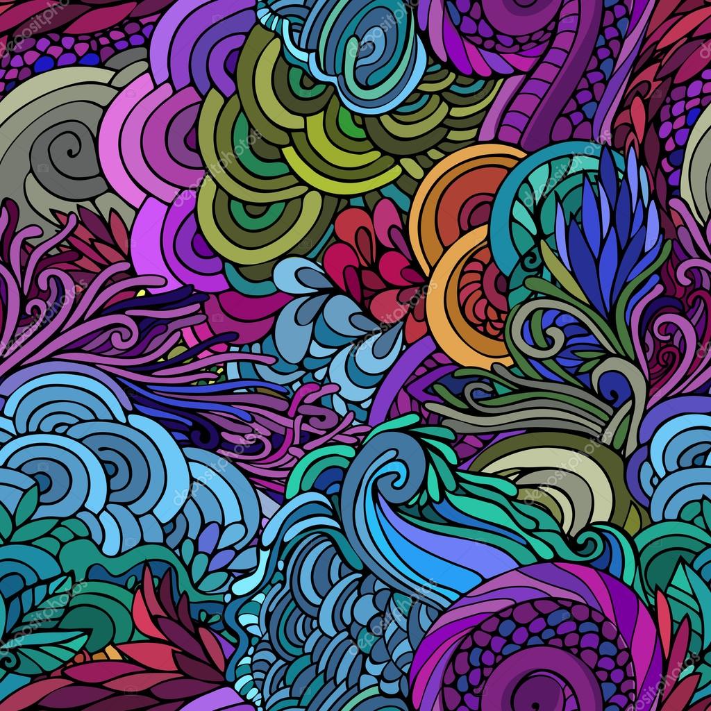 Seamless floral vector background — Free Stock Vector © VectorStory