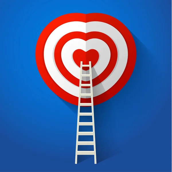 Red heart target — Free Stock Photo