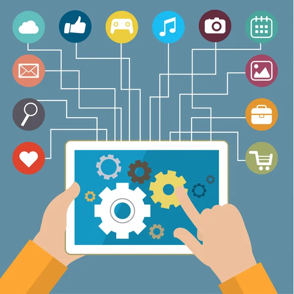 App development concept Vector Graphics