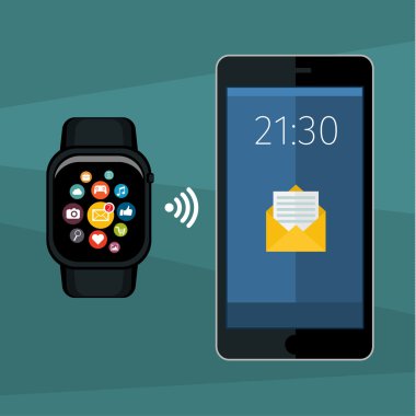Smartwatch ve smartphone arasındaki eşitleme