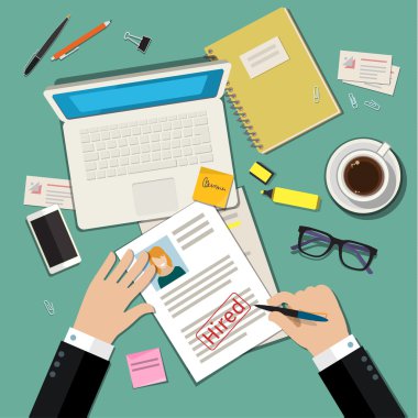 İş görüşmesi konsepti