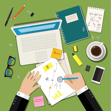 Fikir çizim için kavramı 