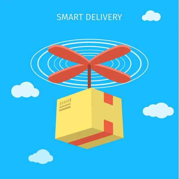 teslimat hizmeti için kavram. 