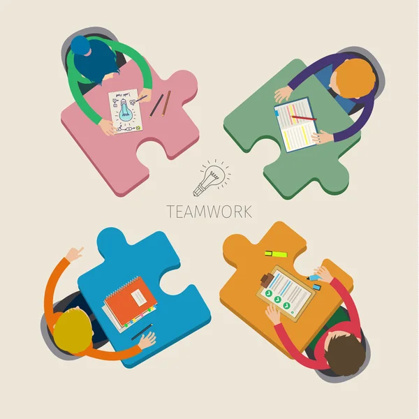 Yaratıcı ekip çalışması kavramı