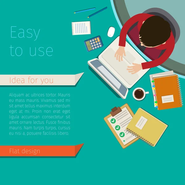 ışık yeşil masa başında çalışan adam