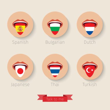 Dil öğrenmek veya seyahat kavramı