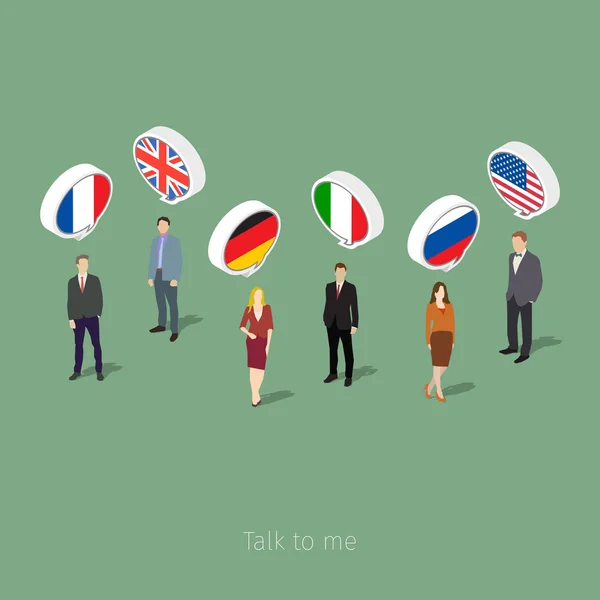 İş seyahat veya dil eğitimi kavramı