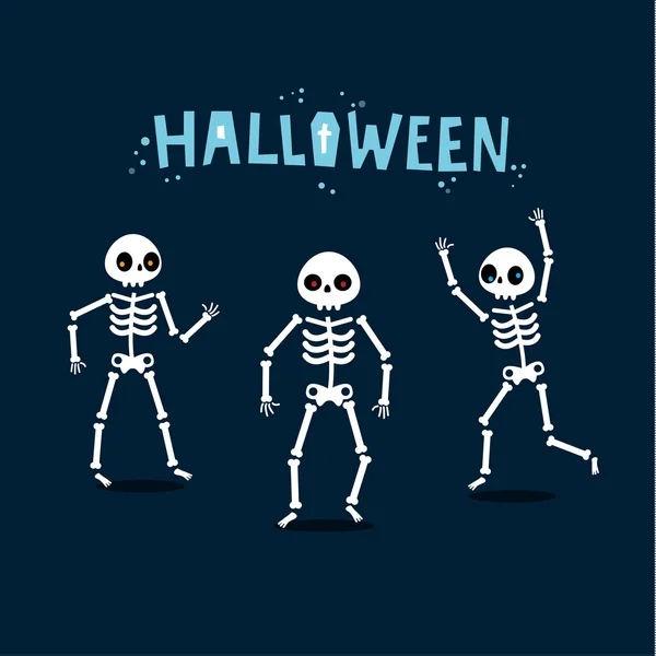 Plakát Halloween ilustrace. — Stockový vektor