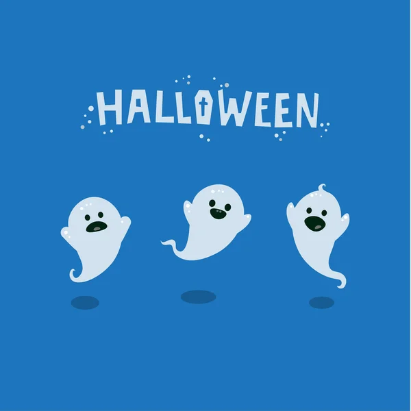 Plakat zur Halloween-Illustration. — Stockvektor