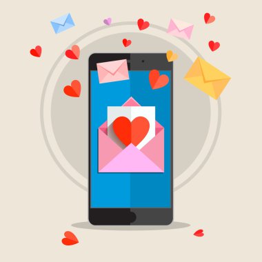 Alma veya aşk e-postalar göndermek