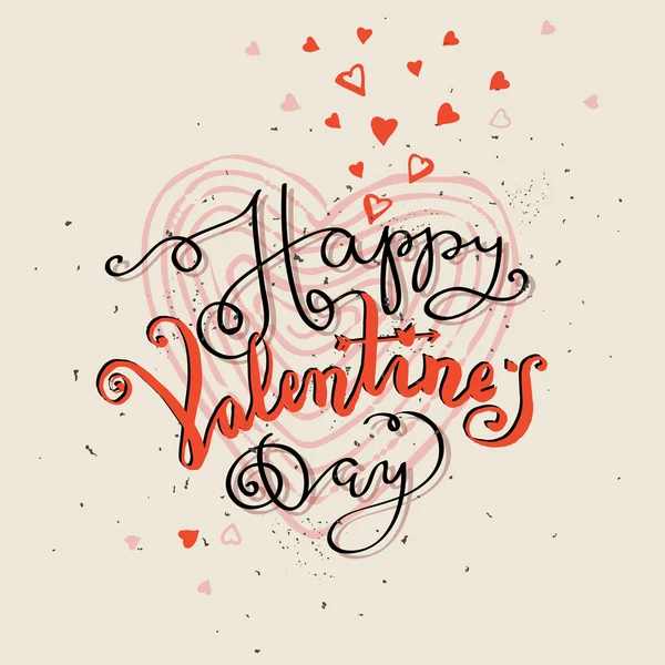 Happy Valentines day — Stock Vector