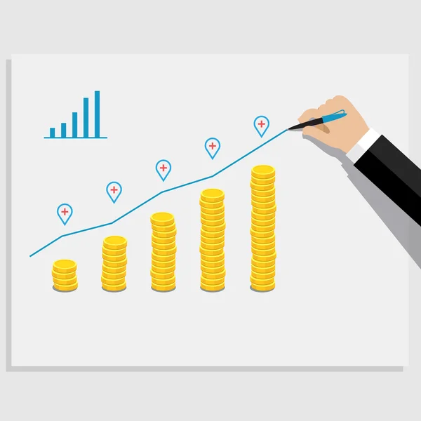 Concept van zakelijk succes — Stockvector