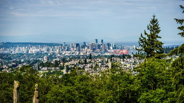 Panorama města Vancouver, Britská Kolumbie — Stock fotografie