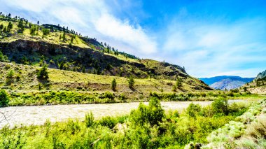 Nicola nehrin Merritt ve British Columbia Spences Köprüsü arasında