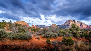 AZ, ABD 'deki Sedona' da Munds Dağı 'ndaki Tavuk Noktası