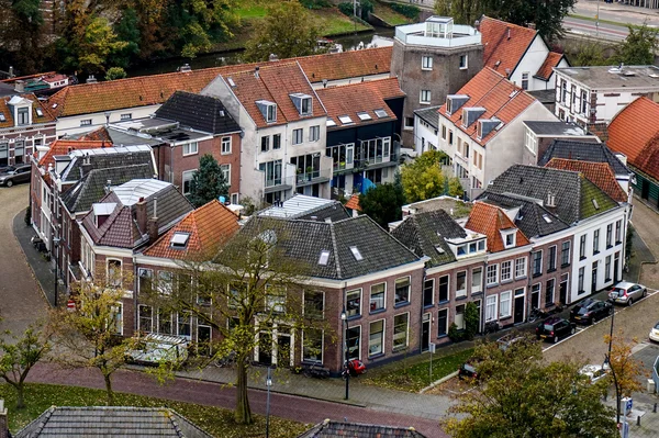 Sluit breien gemeenschap in stad Zwolle in Nederland — Stockfoto