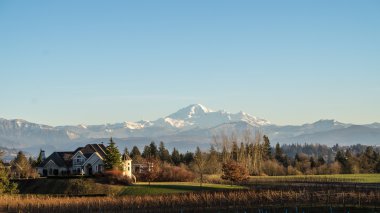 Fraser Valley Baker Dağı manzarası