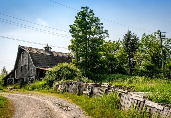 Old Barn near Fort Langley — Stockfoto