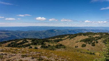 Tod dağ Merkezi British Columbia, Kanada Sushwap dağlık tepesinden görüntülemek