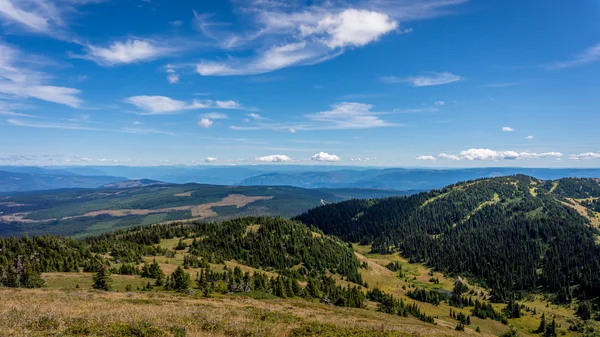 View from the top of Tod Mountain in the Sushwap Highlands of central British Columbia, Canada — Stock Photo, Image