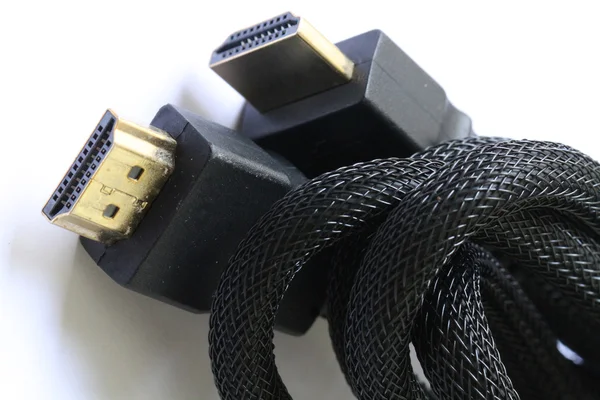 Close-up HDMI data cable — Stock Photo, Image