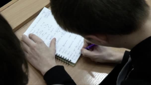 Κίεβο Κίεβο Ουκρανία Σεπτεμβρίου 2015 Φοιτητές Που Παρακολουθούν Διάλεξη Στο — Αρχείο Βίντεο