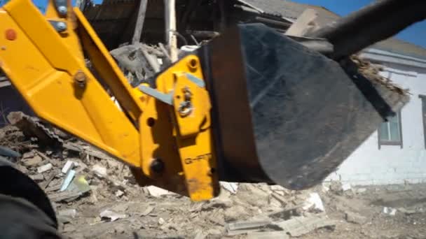 Kyiv Ukraine June 2021 Destruction Old Private House — Stock Video