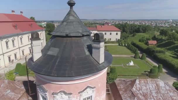 Zolochiv Ukrayna Ağustos 2021 Rönesans Tarzı Bir Sarayı Çin Sarayı — Stok video