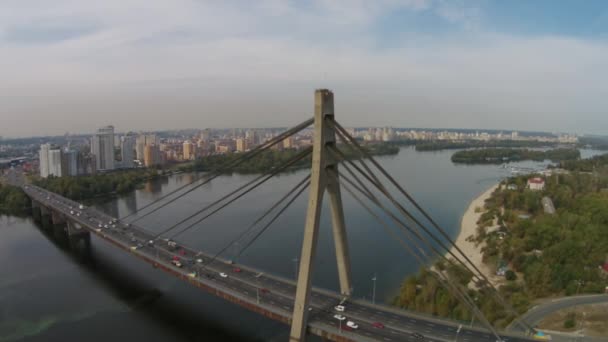 Ponte de Moscovo, Kiev — Vídeo de Stock