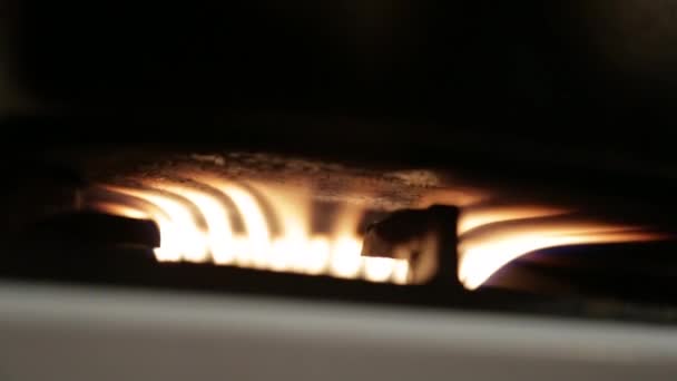 Bruciatore a gas — Video Stock
