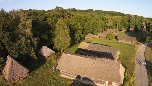Древняя деревня — стоковое видео