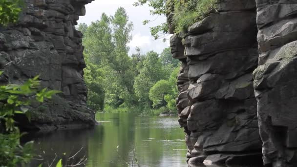 Malerische Schlucht — Stockvideo