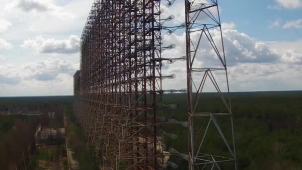Chernobyl2, Soviet radar system — Stock Video