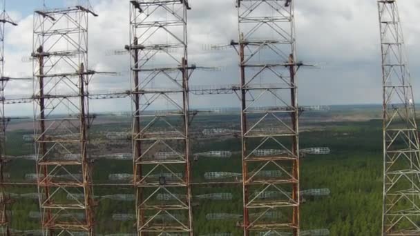 Chernobyl2, Sovjet-Russische radarsysteem — Stockvideo